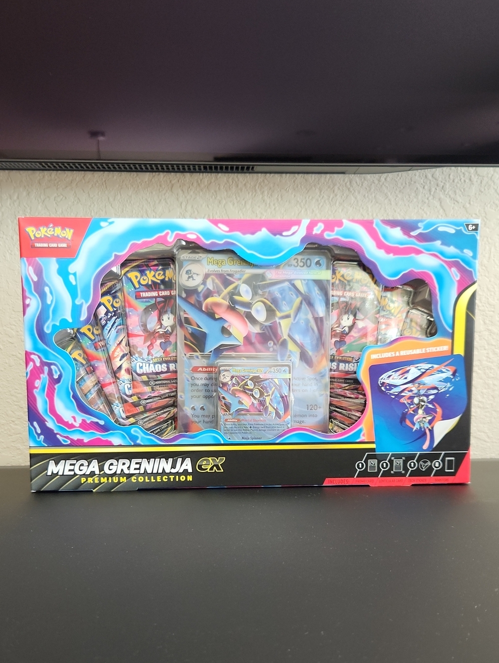 Pokemon TCG: Mega Greninja EX Premium Collection Box New Sealed AUTHENTIC